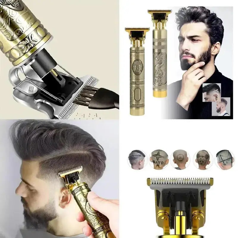 Máquina De Cortar Cabelo e Barba Masculina, Designe Inovador Elétrico Profissional