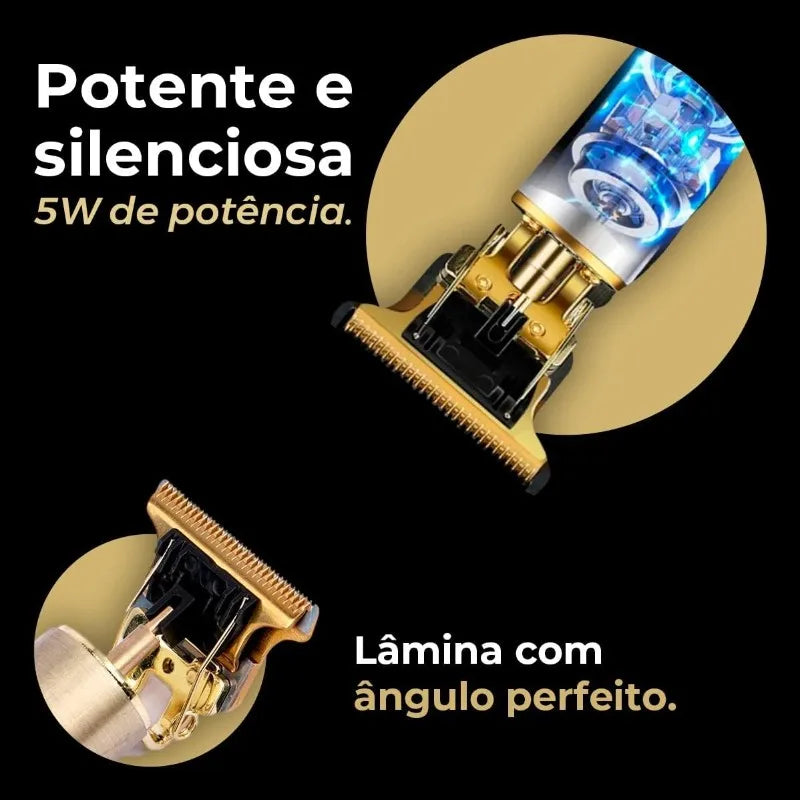 Máquina De Cortar Cabelo e Barba Masculina, Designe Inovador Elétrico Profissional