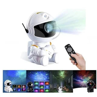 Astronauta 3.0 Galaxy Projetor Noite Luz Céu Estrelado Estrela USB LED Lâmpada Do Quarto Com Controle Remoto Crianças Presente